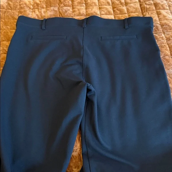 Betabrand Classic Black Wide-Leg Pants - Picture 3 of 6